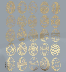 Easter Egg Decal Sheet