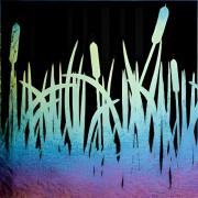 Etched Iridescent Cattail Pattern COE90