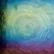 Etched Iridescent Growth Rings Pattern COE90