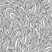 Etched Foliage Pattern