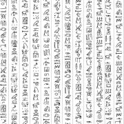 Etched Hieroglyphs Pattern