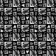Etched Love Pattern