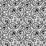Etched Paisley Pirate Pattern