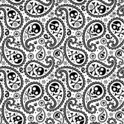 Etched Paisley Pirate Pattern