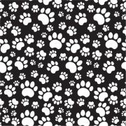 Etched Paws Pattern