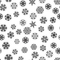 Etched Snowflakes Pattern