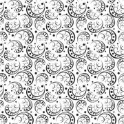Etched Sweet Pea Pattern