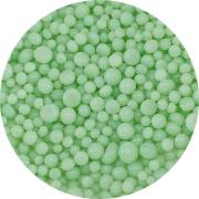 Mint Green Opalescent Frit Balls COE90