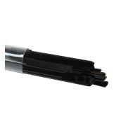 Oceanside Glass Noodles Black Opalescent COE96
