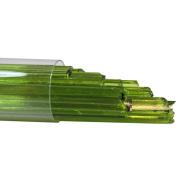 Oceanside Glass Noodles Lime Transparent COE96