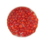 Pimento Red Opalescent Frit Balls COE90