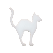 Precut Cat White Opalescent Pack of 3 COE96