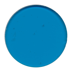 Precut Circles Aqua Transparent COE96