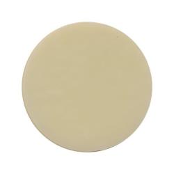 Precut Circles Ivory Opalescent COE90