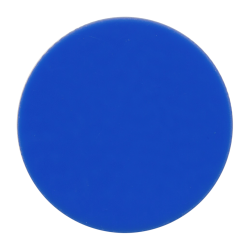 Precut Circles Medium Blue Opalescent COE96