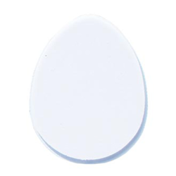 Precut Egg Base Clear Pack of 3 COE96