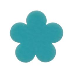 Precut Flower Turquoise Blue COE90