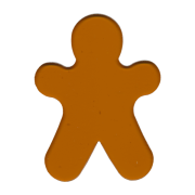 Precut Gingerbread Man Small Pack of 5 COE96