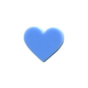Precut Heart Hydrangea Blue Pack of 3 COE96