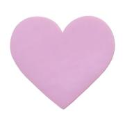 Precut Hearts Pink Opalescent COE90