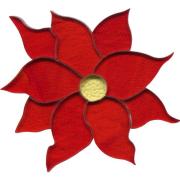 Precut Poinsettia Flower COE90