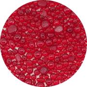 Red Transparent Frit Balls COE90