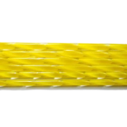 Sunflower Yellow Ribbon Glass Cane COE90