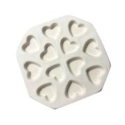 Twelve Small Hearts Casting Mold