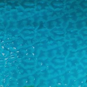 Wissmach Glass Caribbean Sea Flemish Texture, 3mm, Non-Fusible