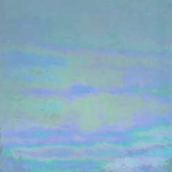 Wissmach Glass Deep Sky Blue Transparent, Luminescent, 3mm COE96