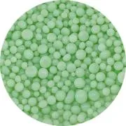 Mint Green Opalescent Frit Balls COE90
