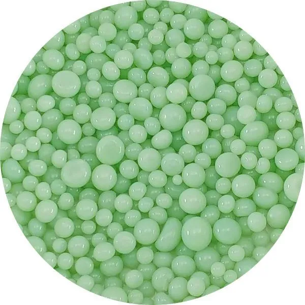 Mint Green Opalescent Frit Balls COE90