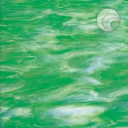 Oceanside Glass Light Green/ White COE96