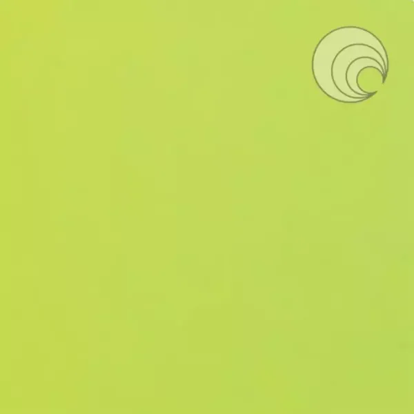 Oceanside Glass Lime Green Transparent, Double-rolled, 3mm COE96