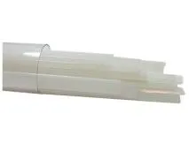 Oceanside Glass Noodles White Opalescent COE96