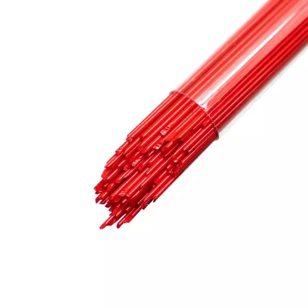 Oceanside Glass Stringers Red Opalescent COE96