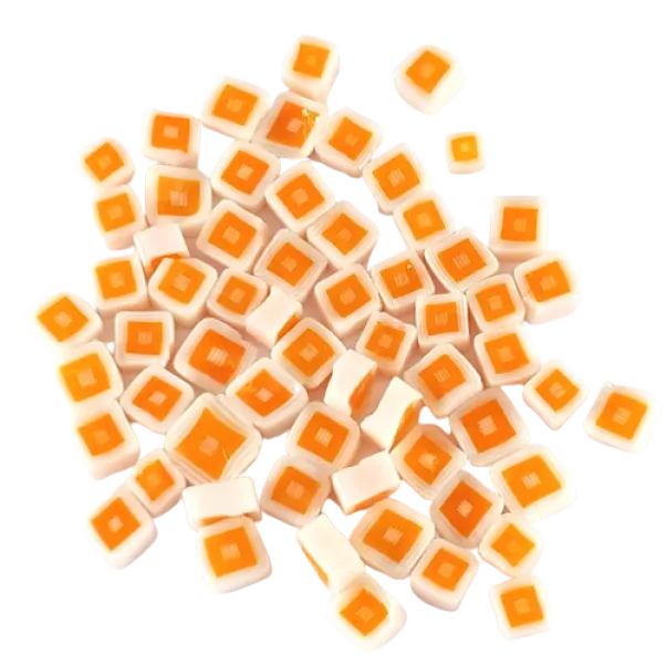 Orange Hip To Be Square Murrini/ Millefiore COE90