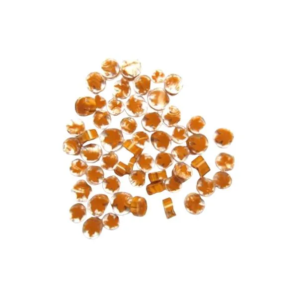 Orange Maple Leaf Murrini/ Millefiore COE90