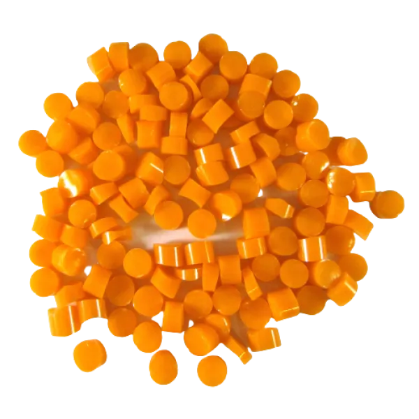 Orange Opalescent Dots COE96