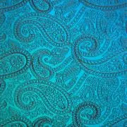 Etched Paisley Pattern on Thin Glass COE90