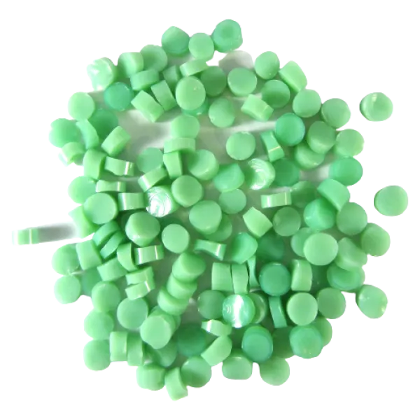 Pastel Green Opalescent Dots COE96