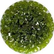 Pea Pod Green and Clear Leaves Murrini/ Millefiore Sticks COE90