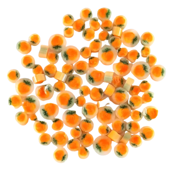Peach Murrini/ Millefiore COE96