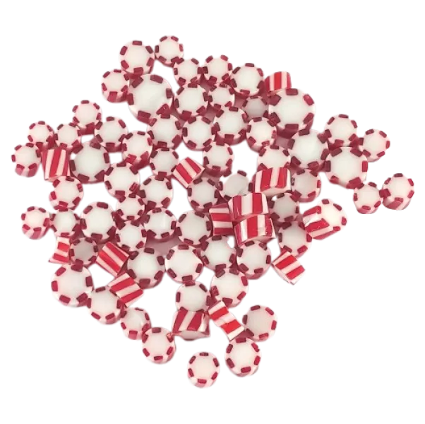 Peppermint Twist Murrini/ Millefiore COE90