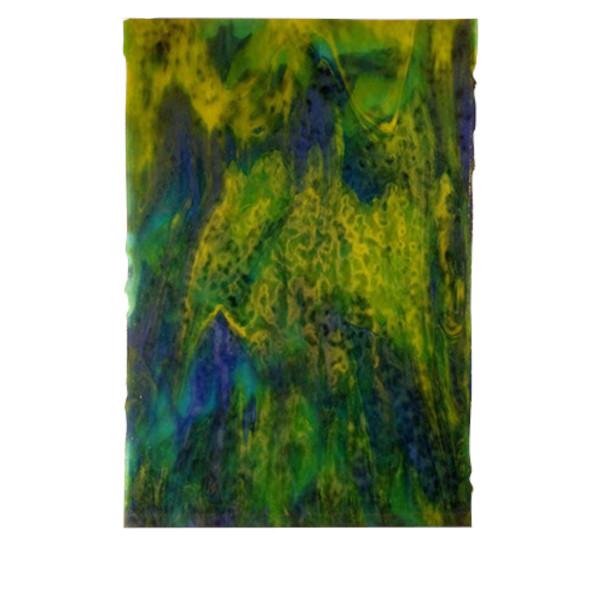 Youghiogheny Glass Turquoise Ice, Lime Green, Cobalt Blue, 3mm, Non-Fusible