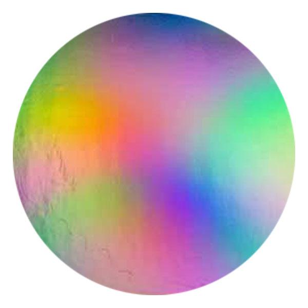 CBS Dichroic Coating Mixture on Thin Black  COE96