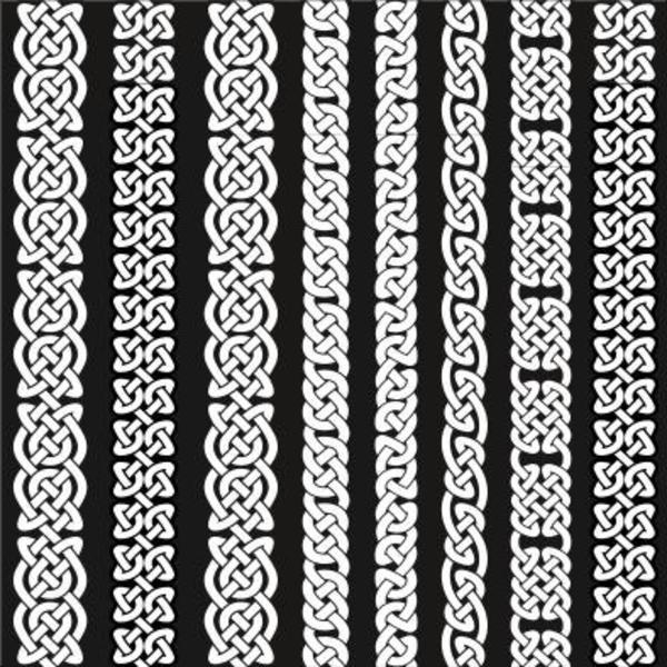 Etched Celtic Braid Pattern