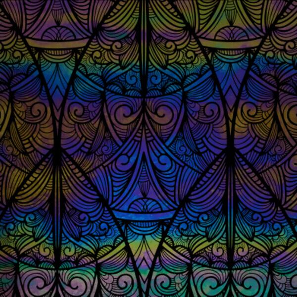 Etched Luminescent Cathedral Pattern COE96