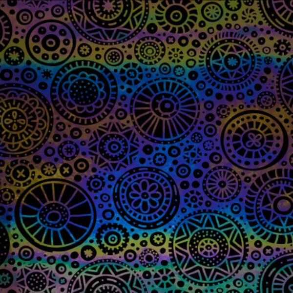 Etched Luminescent Circles Pattern COE96