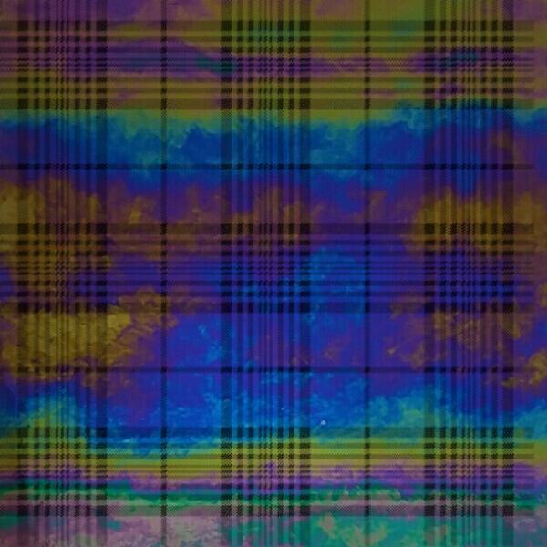 Etched Luminescent Plaid Pattern COE96